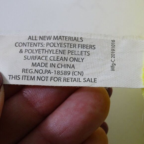 Just Born Peeps Yellow Bunny Rabbit Plush Toy Stuffed Animal 2020 5 inch Easter - Picture 4 of 5